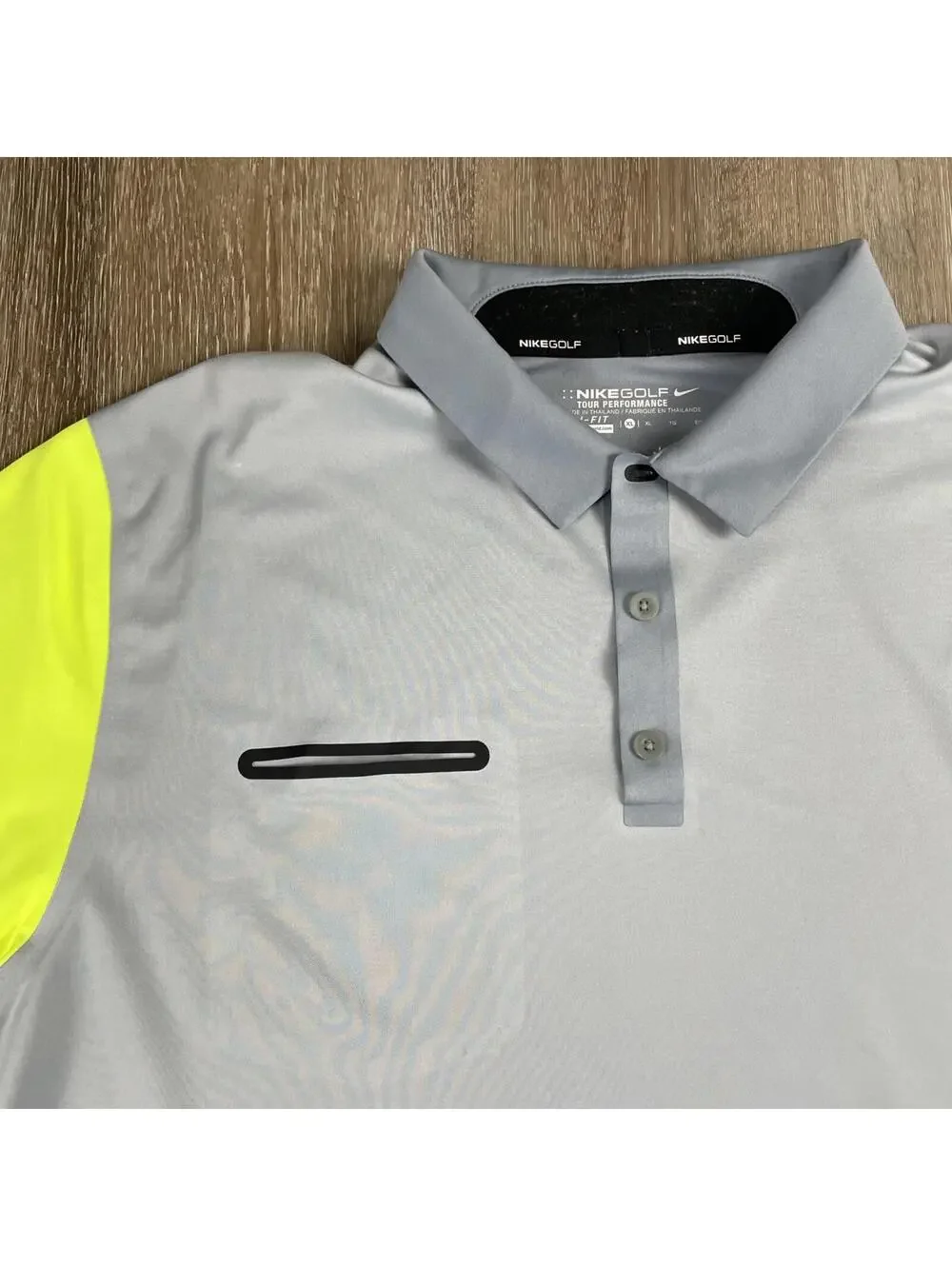 (Lot of 2) Nike Golf + Ping Performance Polo Shirt Alabama Neon Green Men's XL